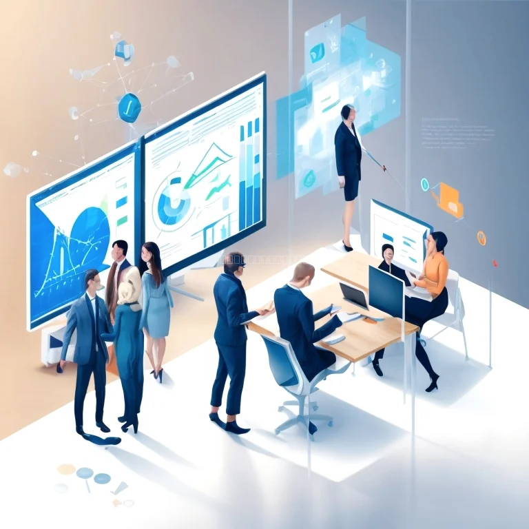 Visualisierung eines KI-Projektworkflow